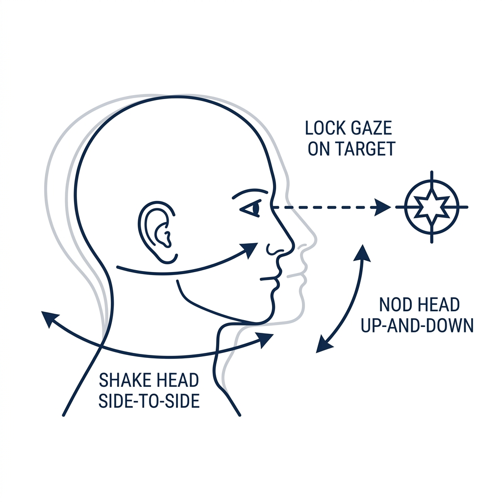 Vestibular habituation visual guidelines